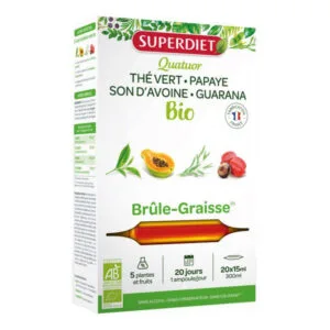 AMPOULES Quatuor Brûle Graisse Bio 20 Superdiet 20