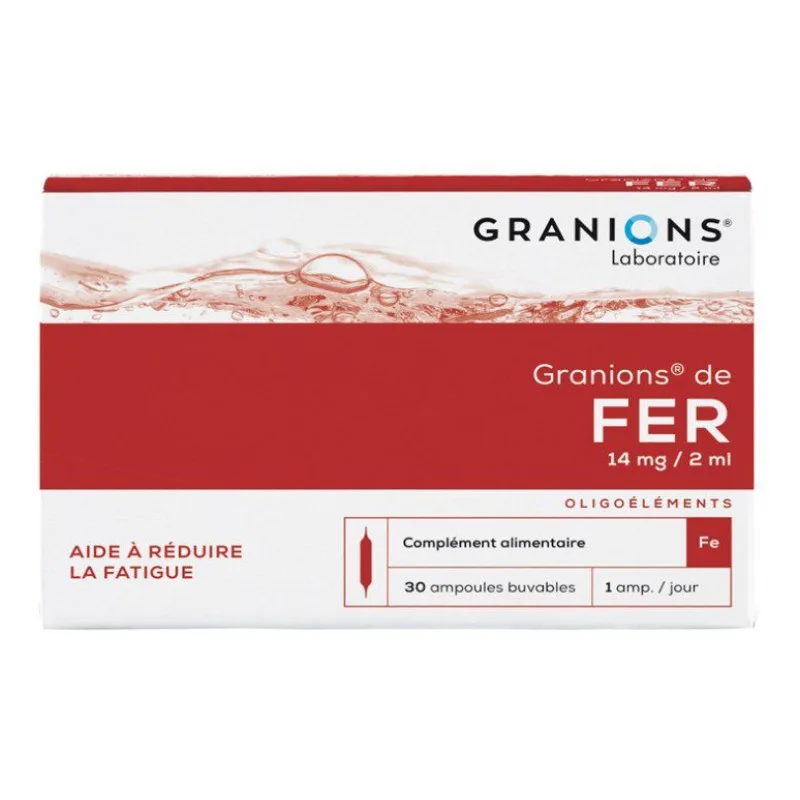 AMPOULES Fer 30 Granions 30