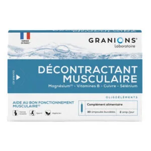 Granions Laboratoire - Granions - Décontractant Musculaire 30 Ampoules