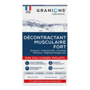 Granions Laboratoire - Granions - Décontractant Musculaire Fort 20 Comprimés