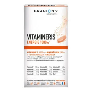 Granions Laboratoire - Granions - Vitamineris Énergie 1000 mg 30 Comprimés Effervescents