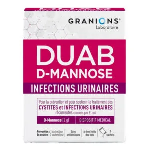 Granions Laboratoire - Granions - Duab D-Mannose Infections Urinaires 7 Sachets