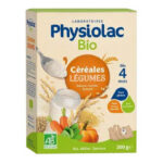 CÉRÉALES INFANTILES Physiolac Bio Céréales Légumes Dès 4 Mois Laboratoires Gilbert 200 G