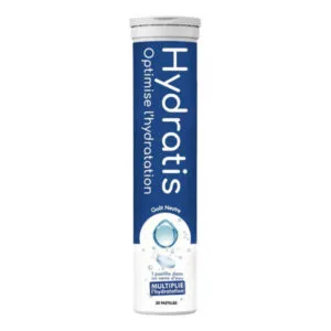 PASTILLES Hydratis Solution D'hydratation 20 Effervescentes Arôme : Neutre