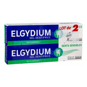 Pierre Fabre - Elgydium - Gel Dentifrice Dents Sensibles Lot de 2 x 75 ml