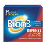 COMPRIMÉS Bion 3 Defense Juniors 30 à Croquer Procter & Gamble 30 Comprimes