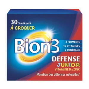 COMPRIMÉS Bion 3 Defense Juniors 30 à Croquer Procter & Gamble 30 Comprimes