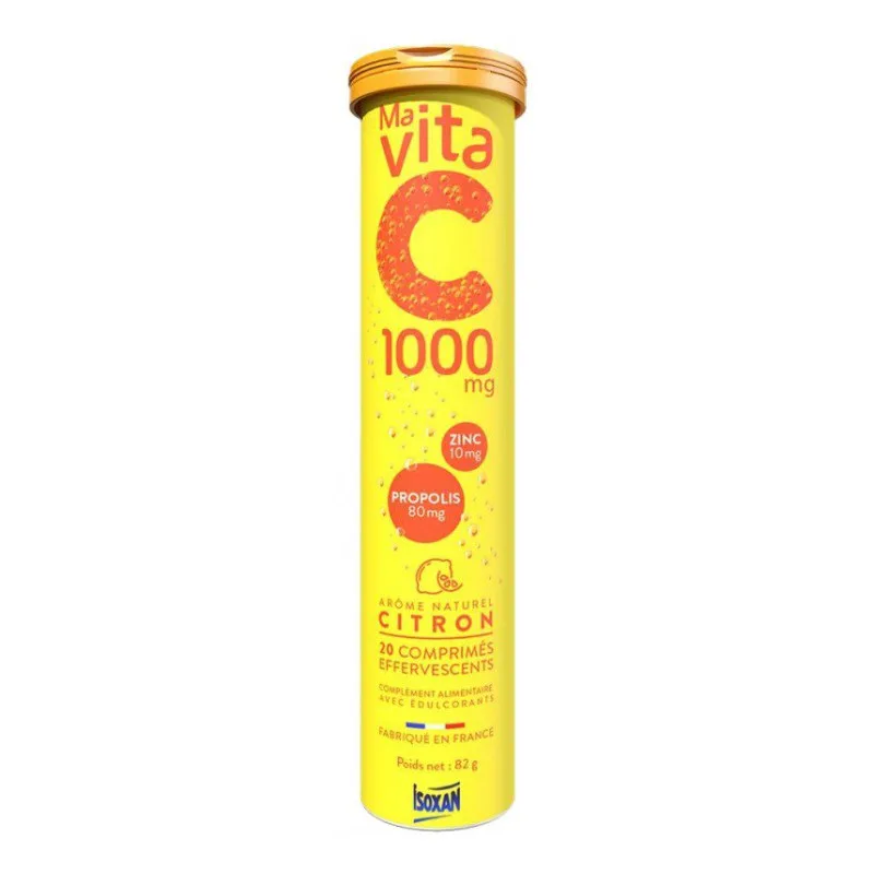 COMPRIMÉS EFFERVESCENTS Isoxan Ma Vita C 20 1000 Mg