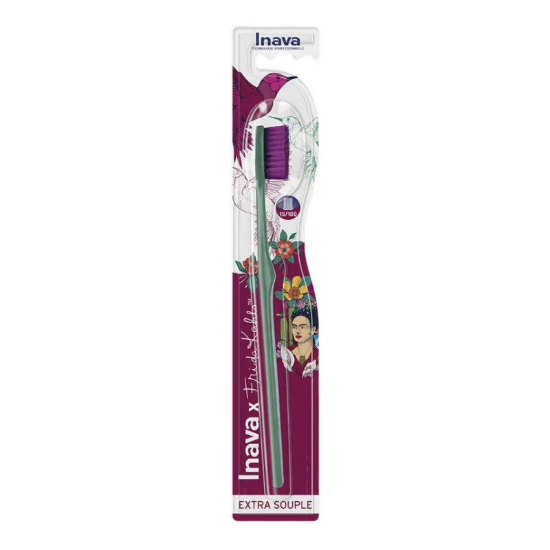 BROSSE Inava X Frida Kahlo à Dents Pierre Fabre