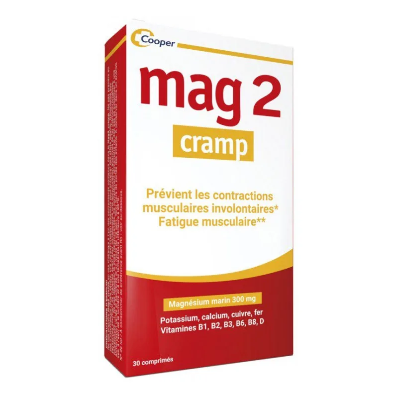Cooper - Mag 2 - Cramp 30 Comprimés