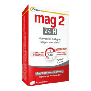 Cooper - Mag 2 - 24H Formule Renforcée 40 Comprimés