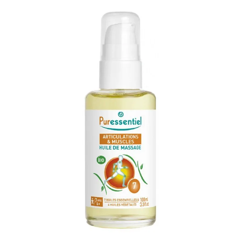 Puressentiel - Articulations & Muscles Huile de Massage Arnica Gaulthérie Bio 100 ml