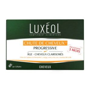 Luxéol - Luxeol - Chute de Cheveux Progressive 3 mois 90 gélules