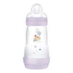 BIBERON Easy Start 2 Mois et + Débit 2 Lilas Baby Mam France 260 Ml