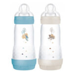BIBERON 2 Biberons Easy Start 4 Mois et + Baby Mam France 320 Ml