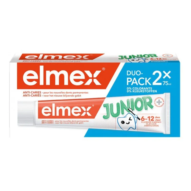 DENTIFRICE Junior Lot de 2 Ml Elmex X 75