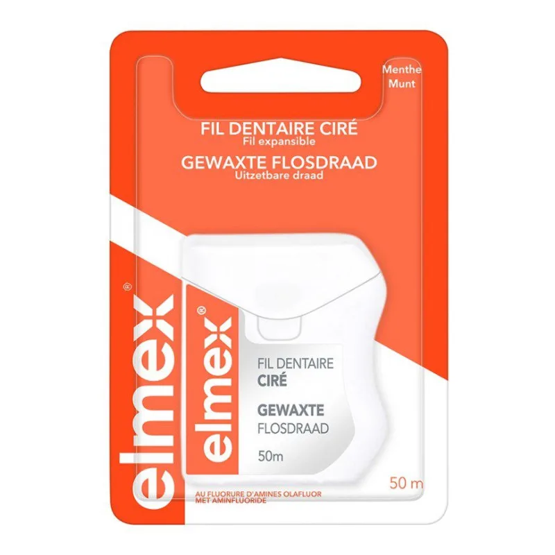 DENTIFRICE Fil Dentaire Ciré 50 M Elmex