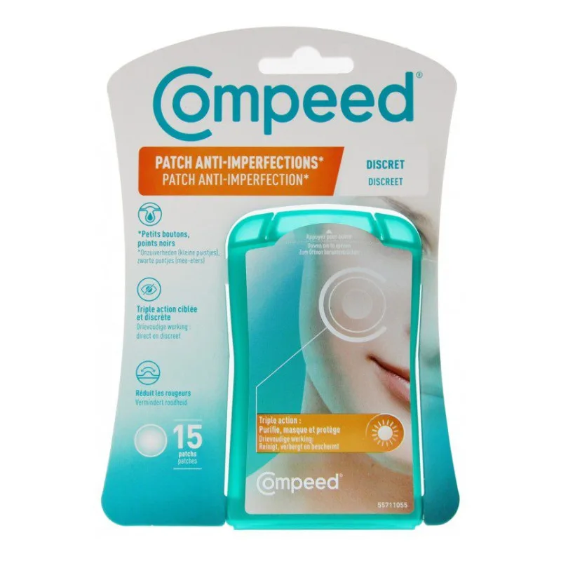 PATCH Anti Imperfections Discret 15 Patchs Compeed