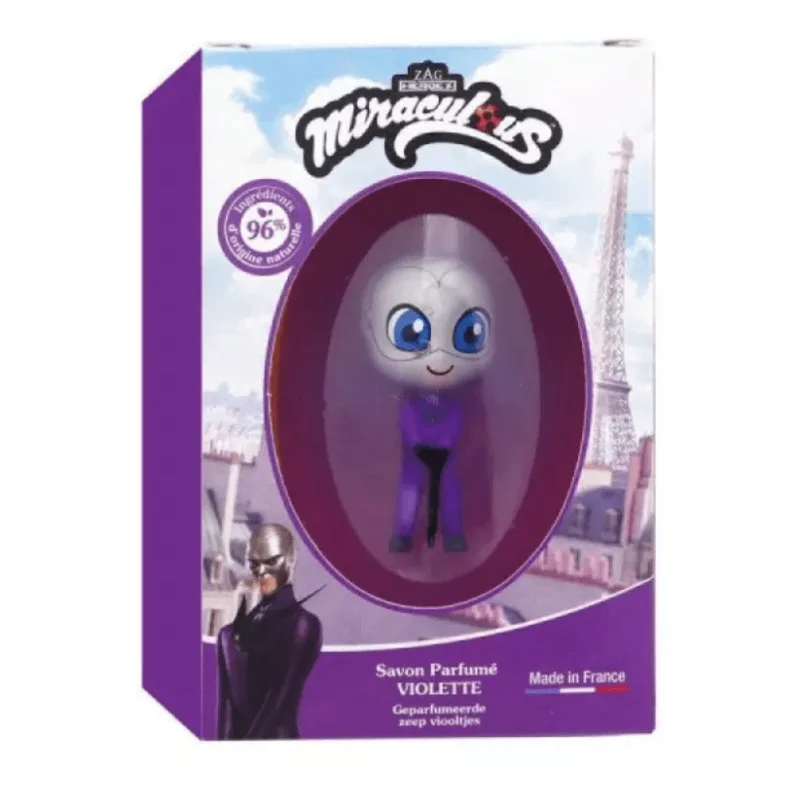 Le Comptoir du Bain - Savon Miraculous Avec Figurine - Violette - 75g