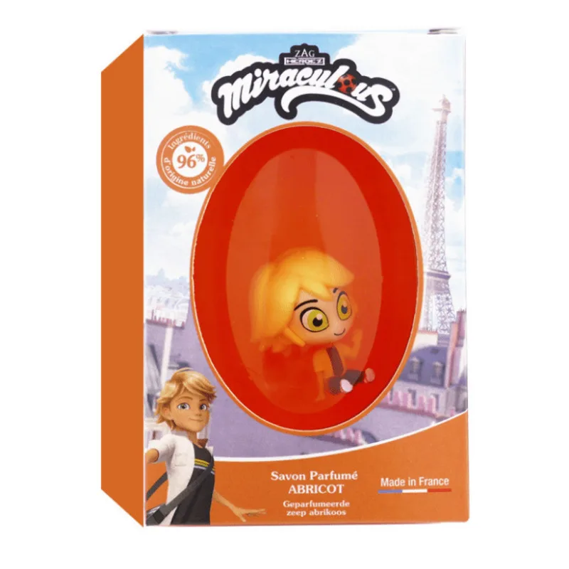 SAVON Miraculous Avec Figurine Abricot le Comptoir du Bain 75g