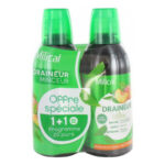 Laboratoire Jaldes - Milical - Draineur Minceur Ultra Lot de 2 x 500 ml - Saveur : Thé vert / Pêche