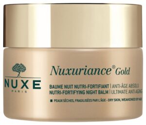 Nuxuriance Gold Baume Nuit Anti-Age Nutritive Éclairant Peaux Matures Sèches