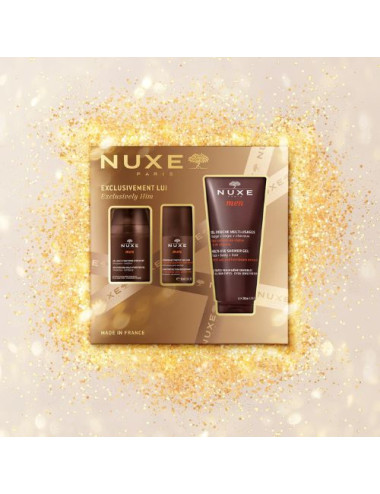 coffret nuxe pour hommes gel douche et deodorant