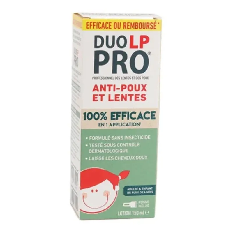 LOTION DUO LP PRO Anti Poux et Omega Pharma 150ml