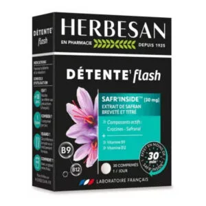 COMPRIMÉS Détente Flash 30 Herbesan 30