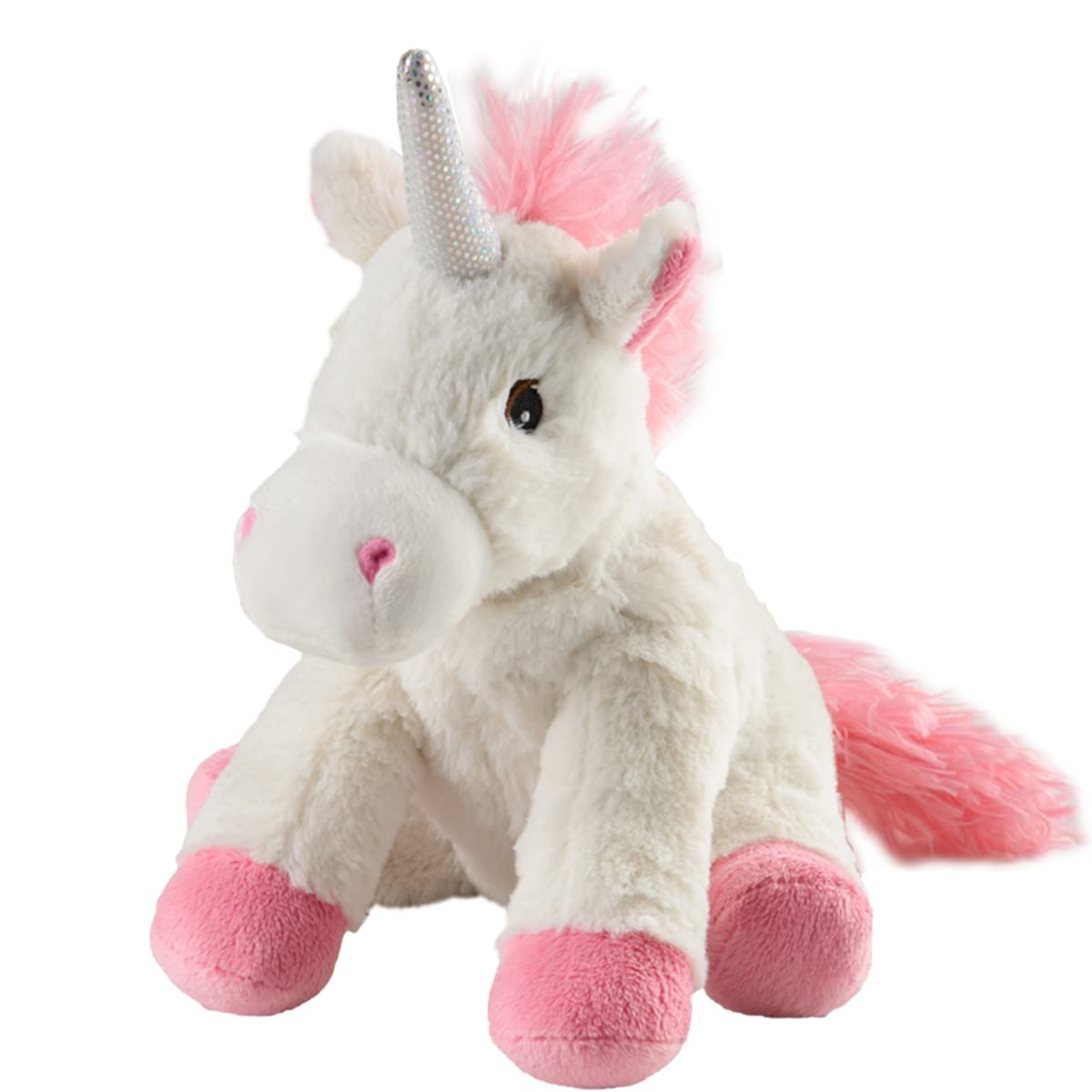 bouillotte micro ondable peluche junior licorne blanche warmies