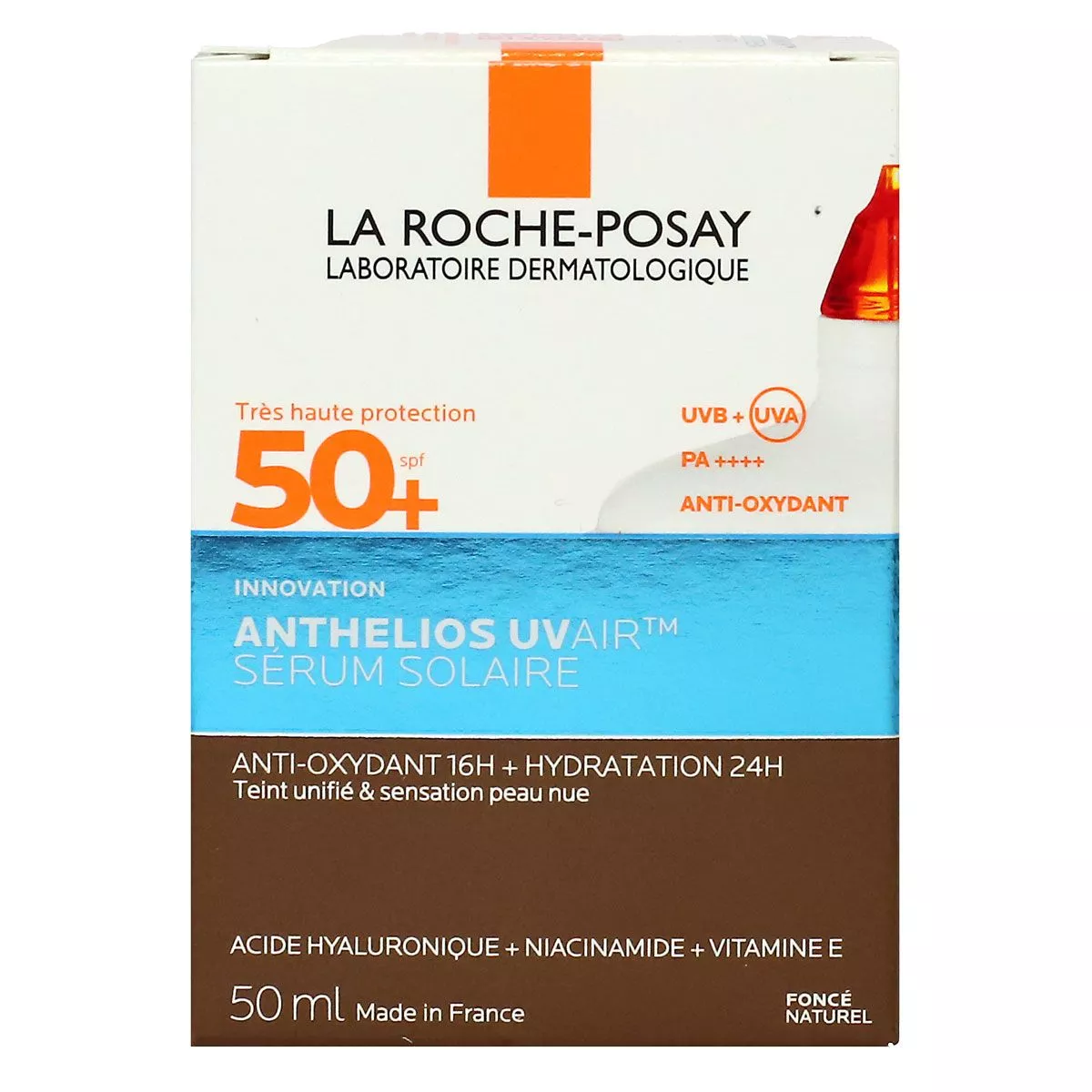 3337875932387 la roche posay anthelios uvair serum solaire teinte fonce naturel spf50 50ml