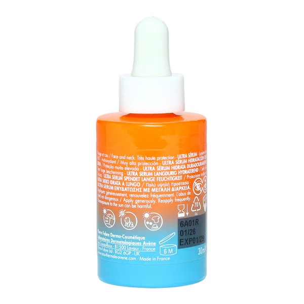 SÉRUM Ultra Protection Cellulaire Hydratant SPF50+ Avène 30ML – Image 5