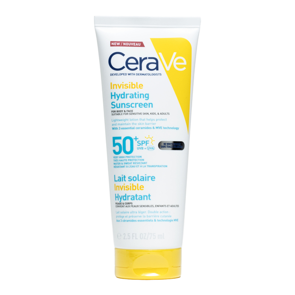 LAIT Solaire Invisible Hydratant SPF50+ Cerave 75ML – Image 2