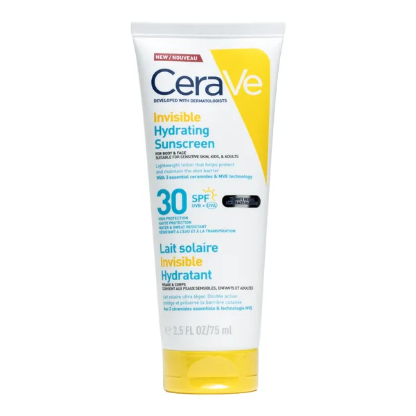 LAIT Solaire Invisible Hydratant SPF30 Cerave 177ML – Image 4
