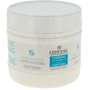 Codexial Cold Cream Crème Excipient Mpup Pot De 500 Ml