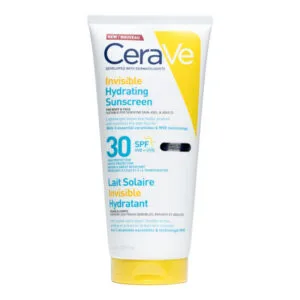 LAIT Solaire Invisible Hydratant SPF30 Cerave 177ML
