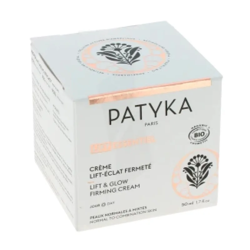 CRÈME Lift Essentiel Lift Éclat Fermeté Pot Patyka 50 Ml