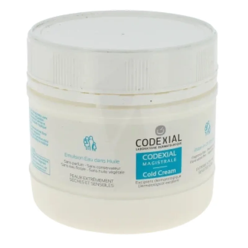 CRÈME Cold Excipient Mpup Pot de Codexial 500 Ml