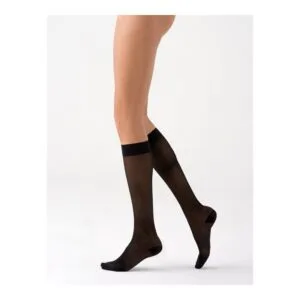 CHAUSSETTES DE CONTENTION Dynaven Transparent Noir Sigvaris Classe 2