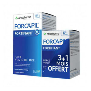 Arkopharma - FORCAPIL - Cheveux et ongles - Formule fortifiante - 3+1 mois offert