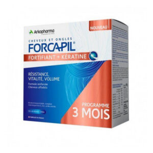 Arkopharma - Forcapil - Fortifiant kératine + - Résistance, vitalité, volume - 120 + 60 gelules