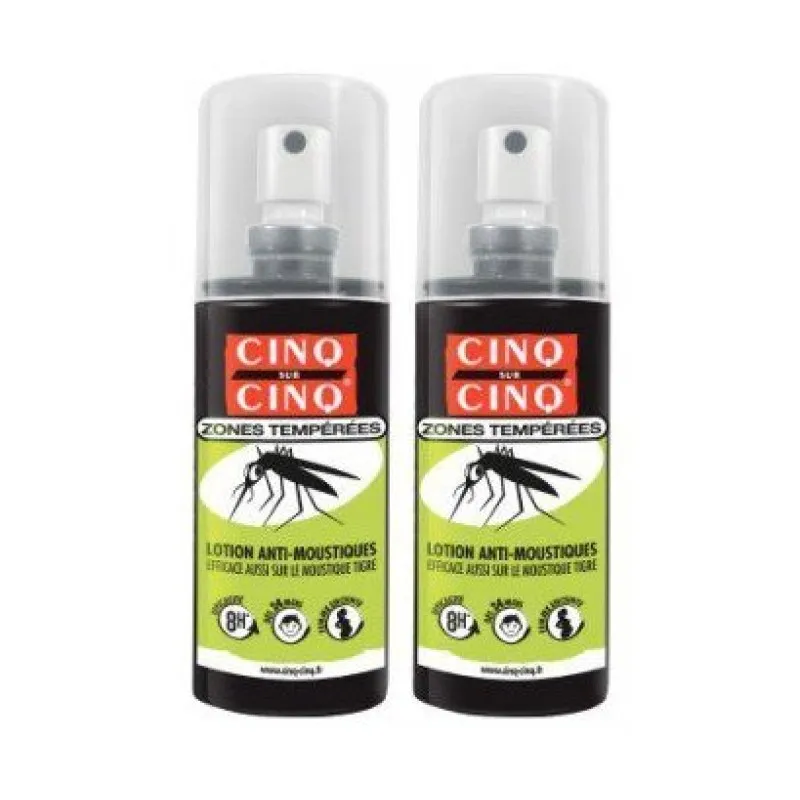 SPRAY Cinq sur Cinq Anti Moustique LOT Cinq sur Cinq Spray Anti Moustique x100