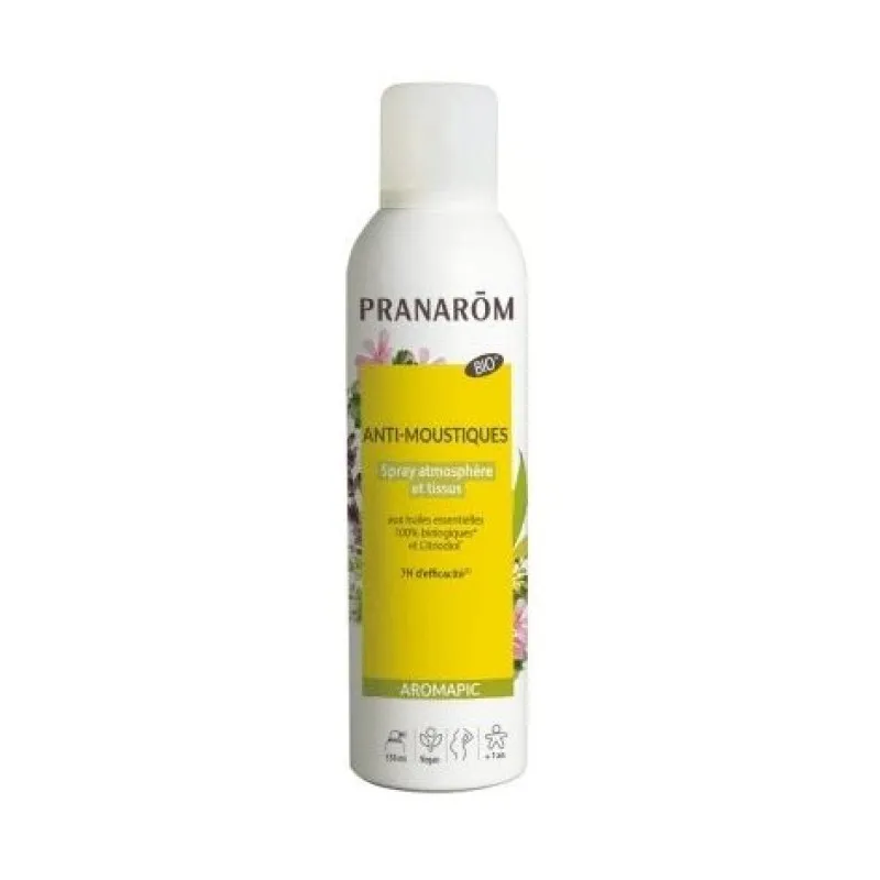 SPRAY Anti Moustiques Atmosphere et Tissus Pranarom 150ml