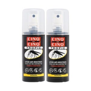 Cinq Sur Cinq Spray Anti-Moustique — Tropic Lotion Anti-Moustiques 75mlx2
