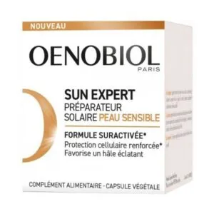 Oenobiol Paris Préparation Solaire — Oenobiol Sun Expert Préparateur Solaire Peau Sensible 30 Capsules