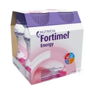 BOISSON NUTRITIONNELLE Energy Fraise Bouteilles Fortimel 4x200ml