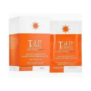AUTOBRONZANT Serviettes Auto Bronzes Demi Corps Tantowel