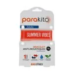 SPRAY ANTI-MOUSTIQUE Spray Bracelet Anti Moustiques Rechargeable Adulte Modèle : Good Vibes Orange Parakito
