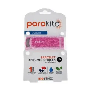 Parakito Spray Anti-Moustique — Bracelet Anti-Moustiques Rechargeable Adulte Modèle : Graphic Violet