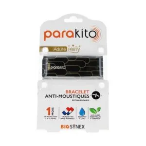Parakito Spray Anti-Moustique — Party Edition Bracelet Anti-Moustiques Modèle : Tubes